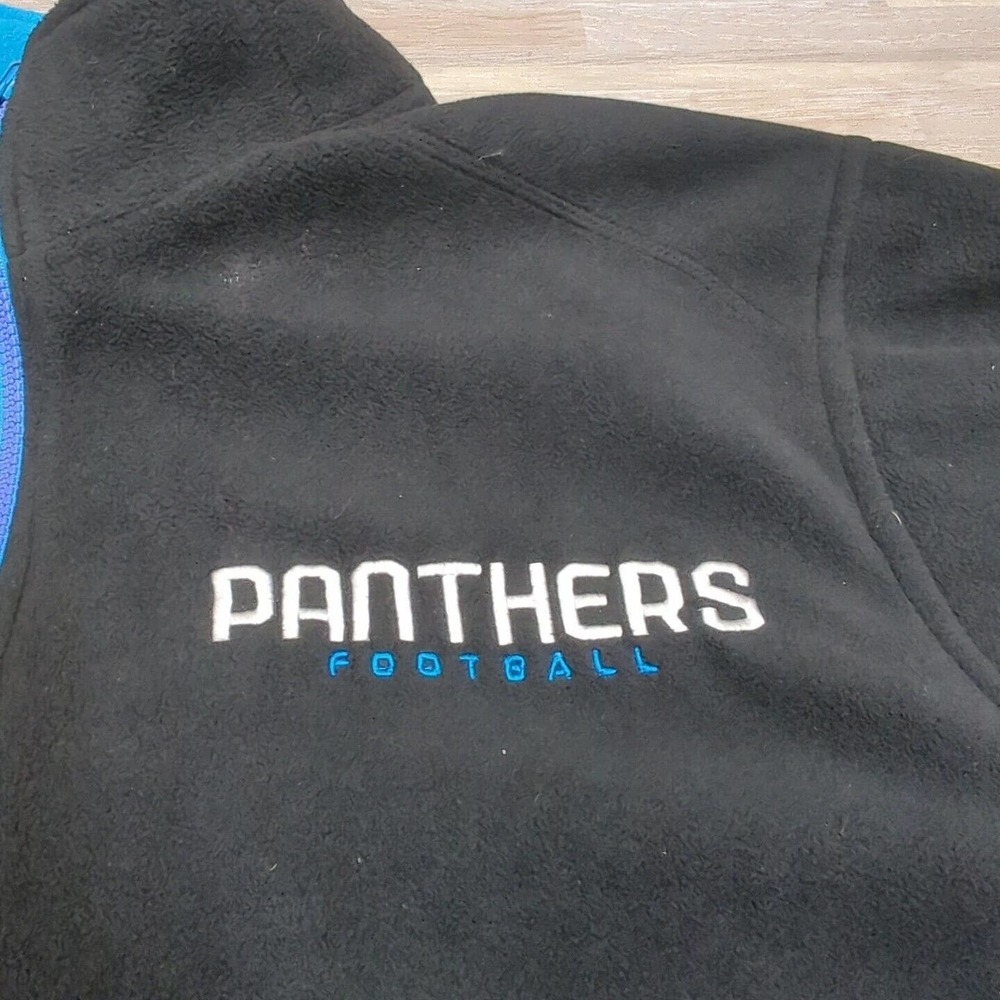 Carolina Panthers Full Zip Fleece Jacket/Coat Men's Size XL Logo - Picture 2 of 9